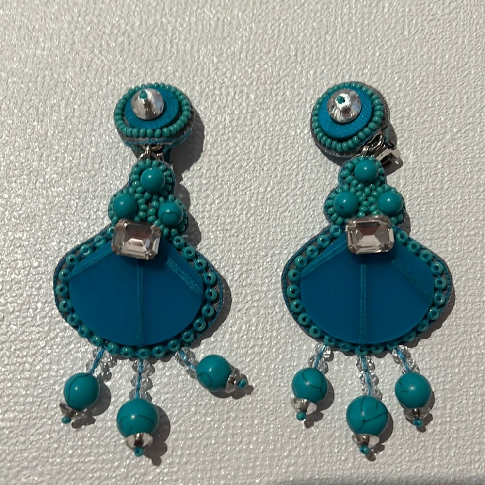 Ranjana Khan earrings never worn.